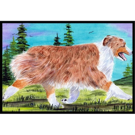 Micasa 18 x 27 in. Australian Shepherd Indoor Outdoor Doormat MI55792